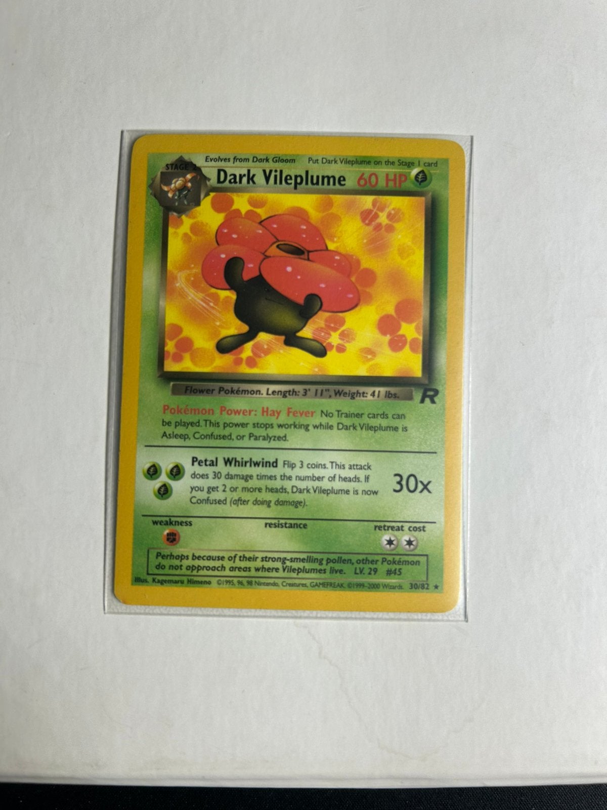 Dark Vileplume (TR 30), Hobby en Vrije tijd, Verzamelkaartspellen | Pokémon, Ophalen, Zo goed als nieuw