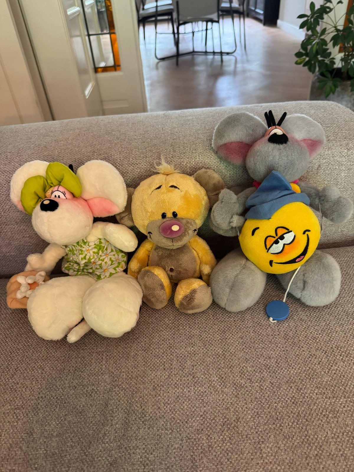 Diddl en vrienden knuffels - Set van 3, Ophalen, Verschillende figuren, Gebruikt, Knuffel