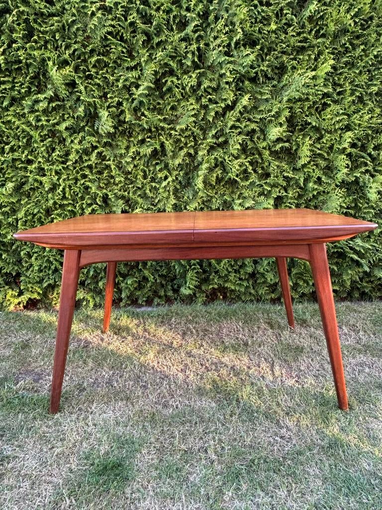 Vintage eettafel Louis van Teeffelen Webe uitschuifbaar, Antiek en Kunst, Antiek | Meubels | Tafels, Ophalen
