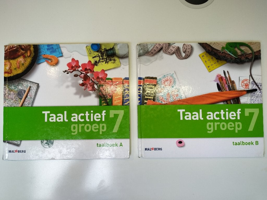 Taal Actief -Groep 7-Taalboek 7A, 7B- twee boeken voor €5,00, Ophalen of Verzenden, Zo goed als nieuw, Overige niveaus, Nederlands