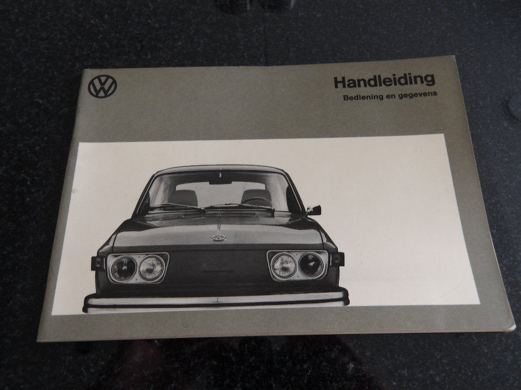 Volkswagen VW 412 / 412 S - Handleiding NL, Verzenden