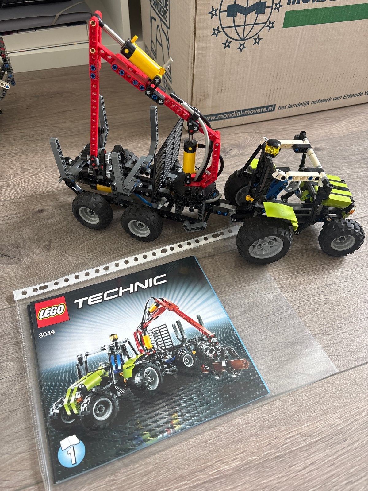 Lego Technic 8049 Tractor met Houtgrijper, Ophalen, Zo goed als nieuw
