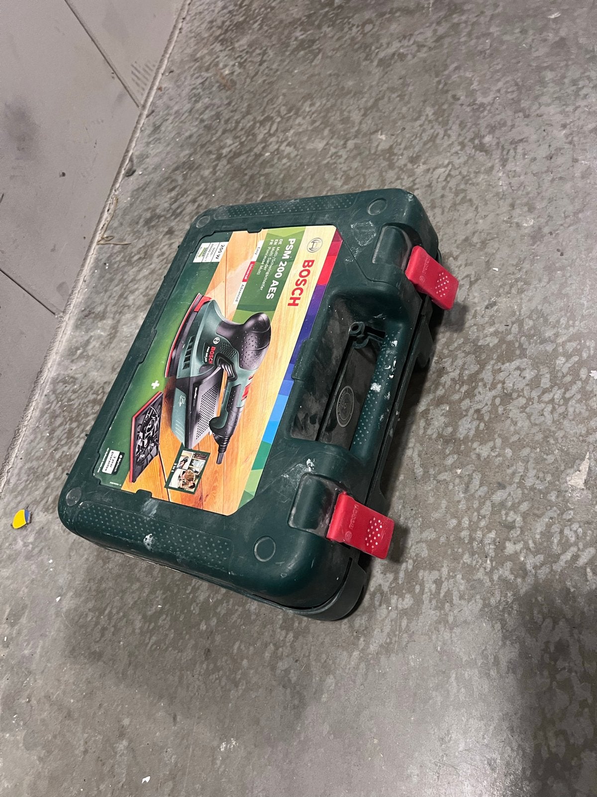 Bosch PSM 200 AES Multi-schuurmachine met koffer, Ophalen of Verzenden, Gebruikt, Minder dan 600 watt, Overige typen