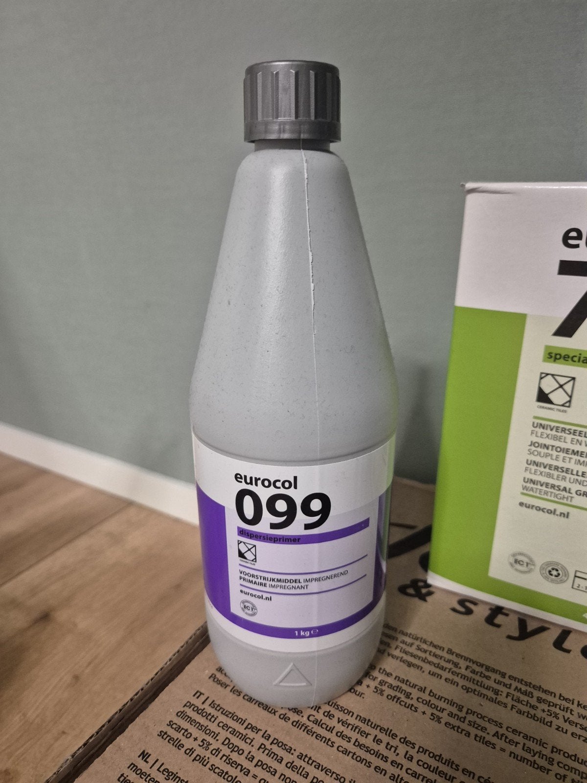 Eurocol 099 Dispersieprimer - Voorstrijk Impregneermiddel, Doe-het-zelf en Verbouw, Ophalen, Nieuw, Verf, Grijs