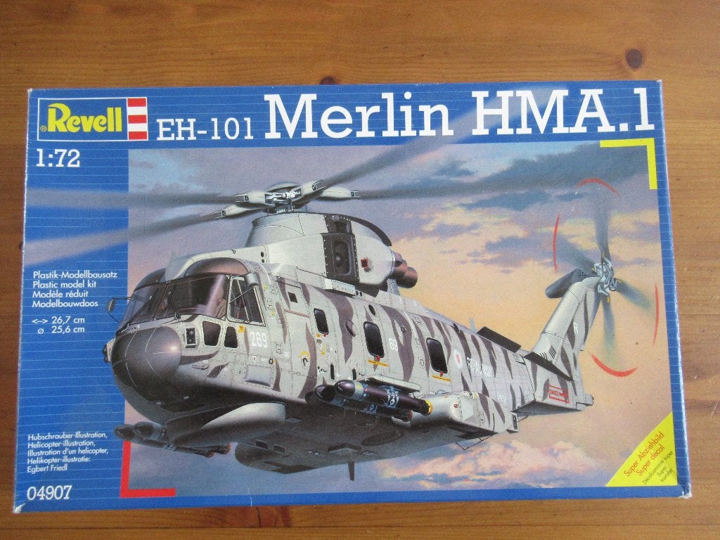 EH-101 Merlin HMA.1 (Revell 1/72), 1:72 tot 1:144, Ophalen of Verzenden, Zo goed als nieuw, Revell