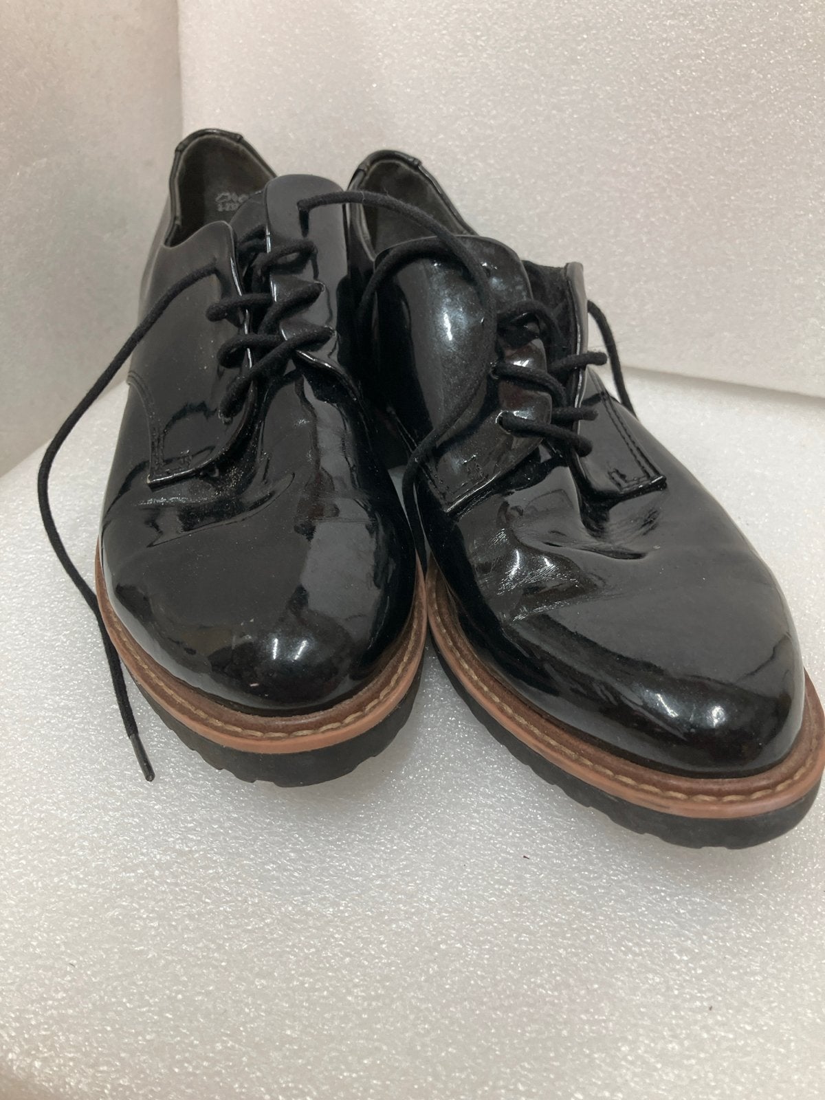 Dames Lakschoenen Maat 38, Zwart, Overige typen, Ophalen of Verzenden, Zo goed als nieuw