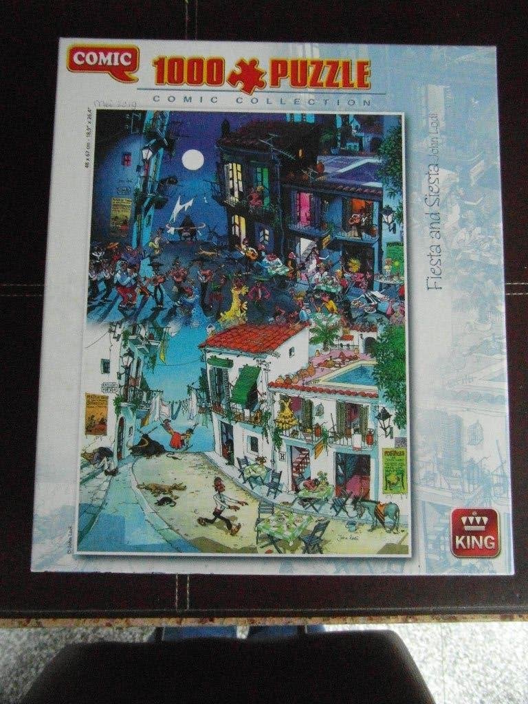 King Comic Collection Puzzel.  "FIESTA and SIESTA", Ophalen of Verzenden, 500 t/m 1500 stukjes, Nieuw, Legpuzzel