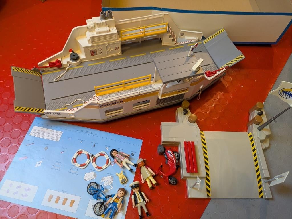 Playmobil Veerboot, Kinderen en Baby's, Speelgoed | Playmobil, Ophalen, Gebruikt, Complete set