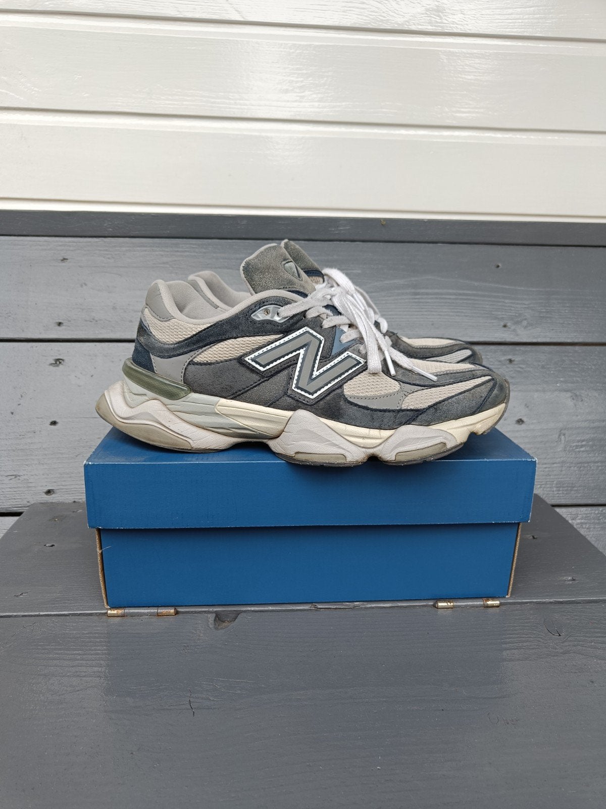 New Balance 9060 'Blue Grey' Sneakers, Kleding | Heren, Schoenen, Overige kleuren, Ophalen of Verzenden, Sneakers of Gympen, Gedragen