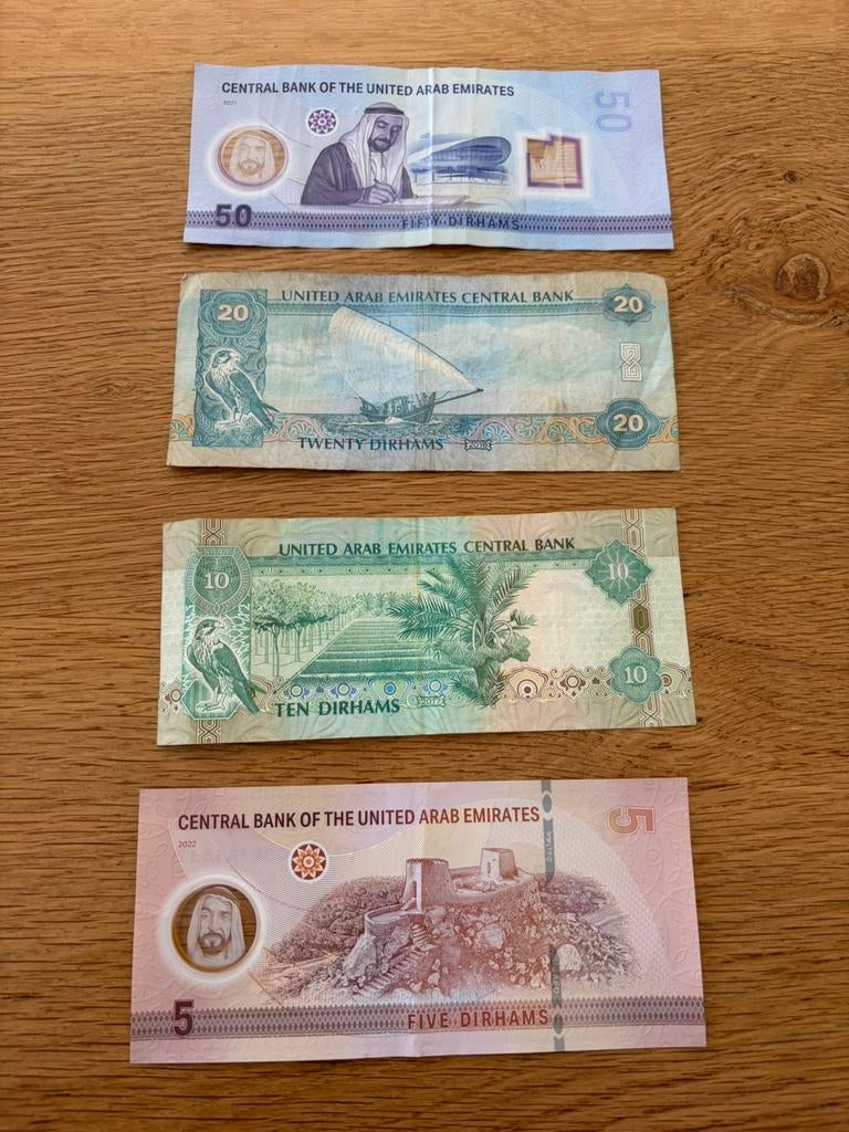 85 Dirhams Dubai, Ophalen of Verzenden, Zuidoost-Azië