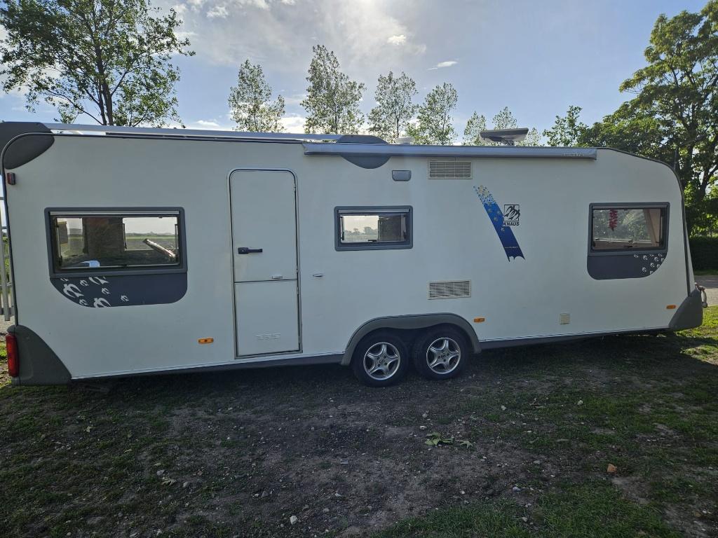 Knaus Eurostar 650 TK, Caravans en Kamperen, Caravans, Particulier, tot en met 5, 2000 kg en meer, Rondzit, Knaus, Dwarsbed, Frans bed