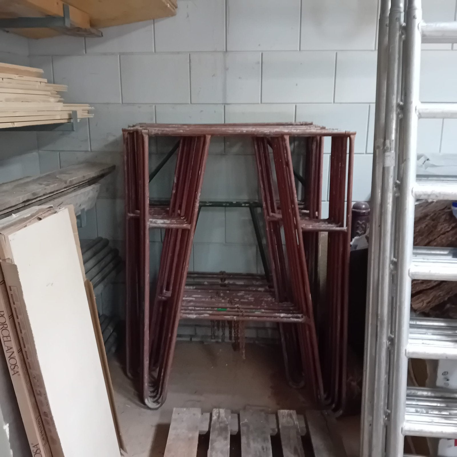 Hoge en lage schragen, Ophalen, Gebruikt, Overige typen, Minder dan 2 meter