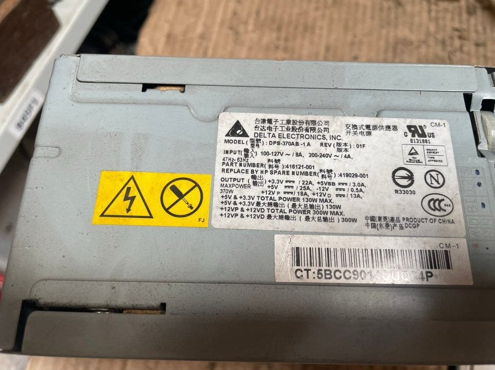 HP Delta Electronics DPS-300AB-1 A Voeding 300W, Ophalen, Gebruikt