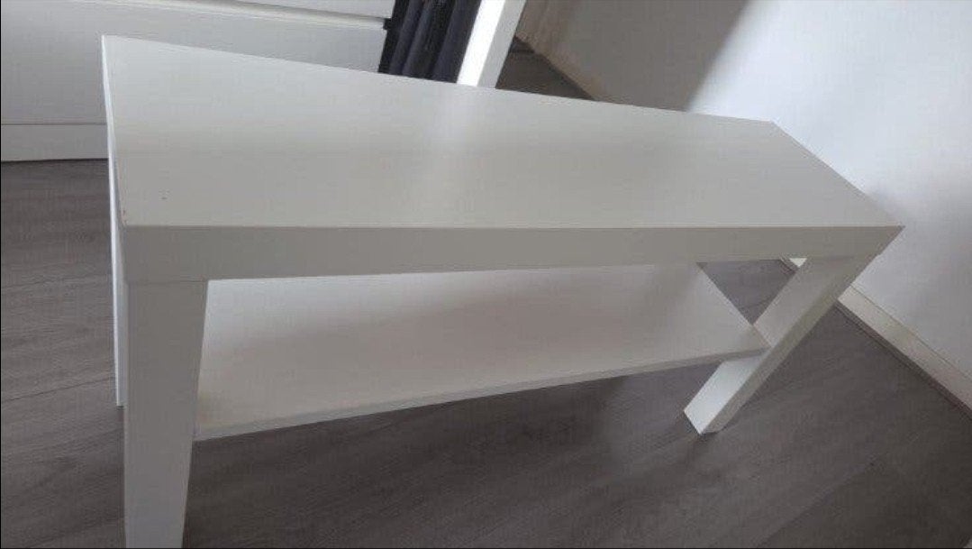 Ikea Lack tafeltje wit 90x36x45 cm, Huis en Inrichting, Ophalen, 25 tot 50 cm, Rechthoekig, 50 tot 100 cm