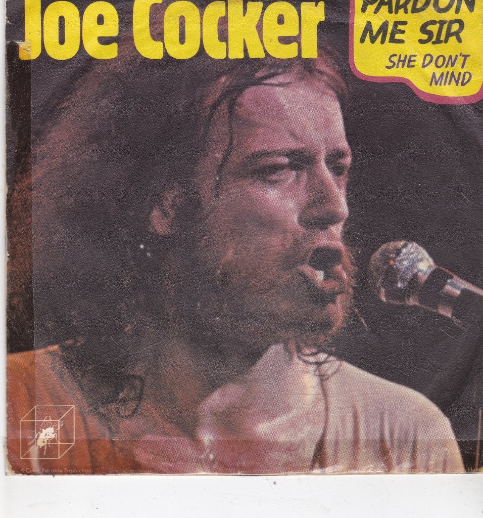 7" Single Joe Cocker - Pardon me sir, Ophalen of Verzenden, Gebruikt, 7 inch, Pop