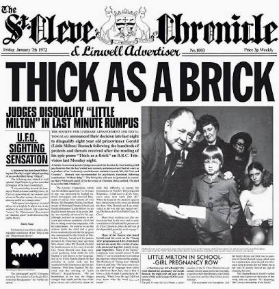 Jethro Tull - LP Thick as a Brick, Verzenden, Gebruikt, 12 inch