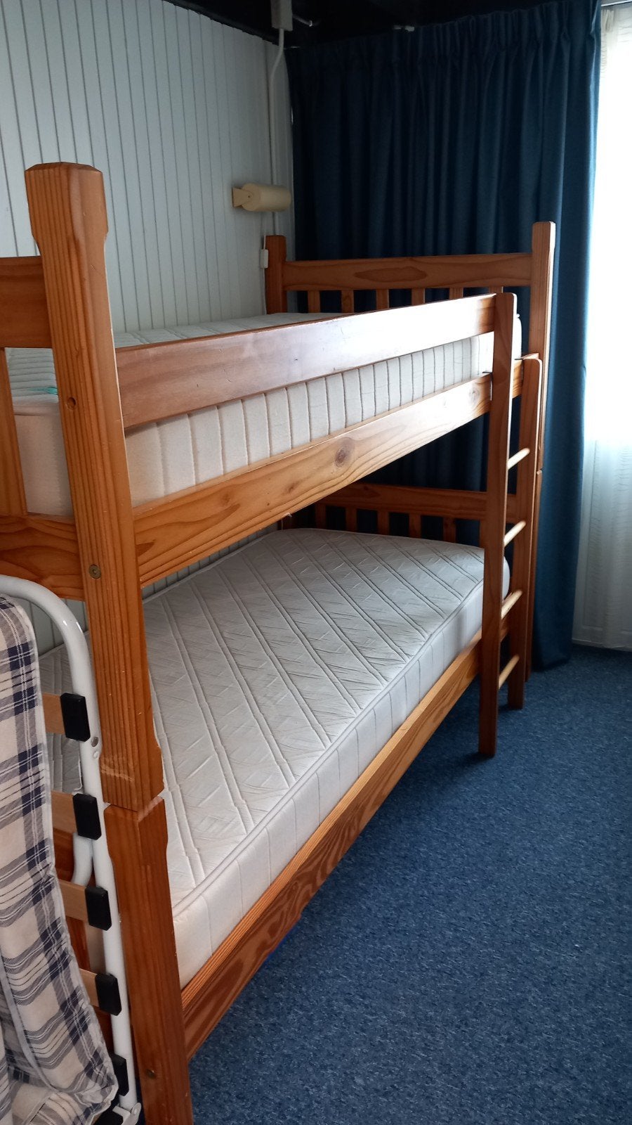 Mooi houten stapelbed 90 x 200 deelbaar, Ophalen, Gebruikt, 90 cm, Tweepersoons
