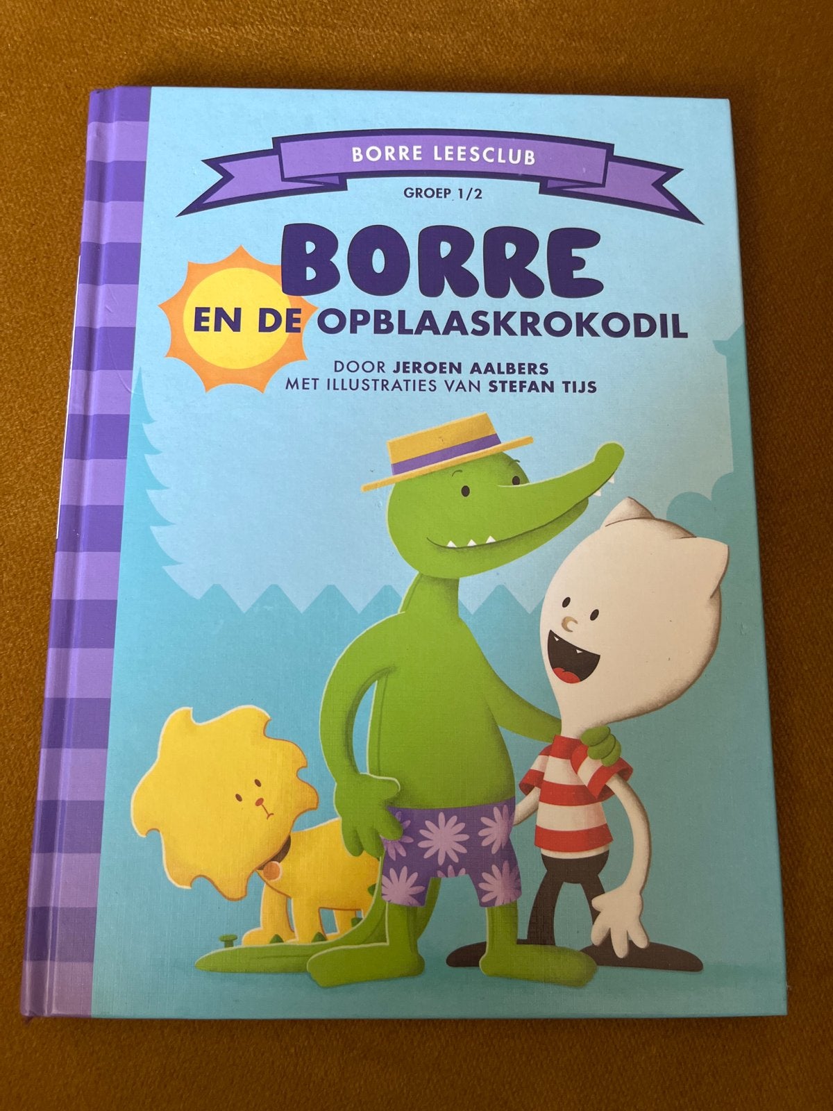 Borre en de opblaaskrokodil - Borre Leesclub Groep 1/2, Ophalen of Verzenden, Zo goed als nieuw
