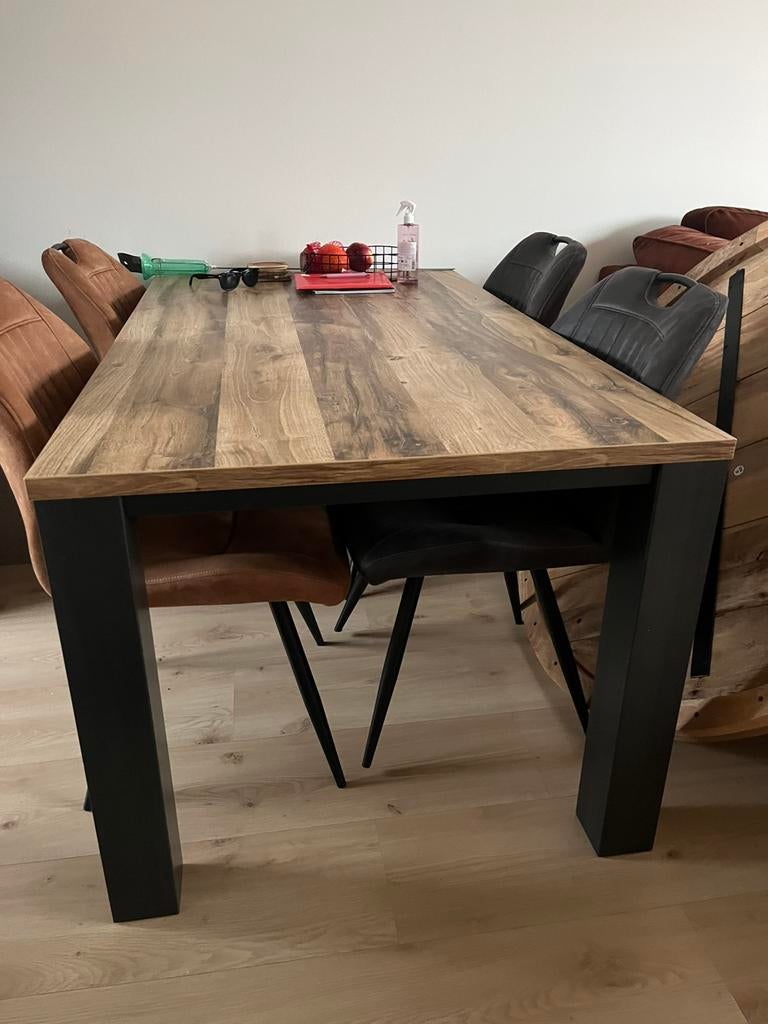 Eetkamertafel, Huis en Inrichting, Tafels | Eettafels, Ophalen, 200 cm of meer, 50 tot 100 cm, Zo goed als nieuw