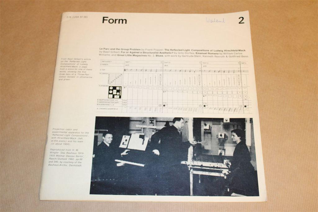 Form Nr. 2 [1966] — Over Kinetische Kunst & Poëzie —Zeldzaam, Ophalen of Verzenden, Gelezen