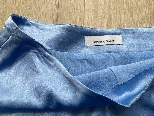 Satijnen rok Samsoe Samsoe (S), Kleding | Dames, Rokken, Blauw, Ophalen of Verzenden, Zo goed als nieuw, Samsoe Samsoe