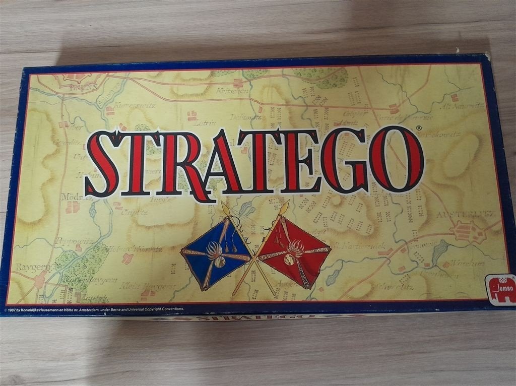 Stratego vlaggen op doos - s1385, Verzenden, Zo goed als nieuw