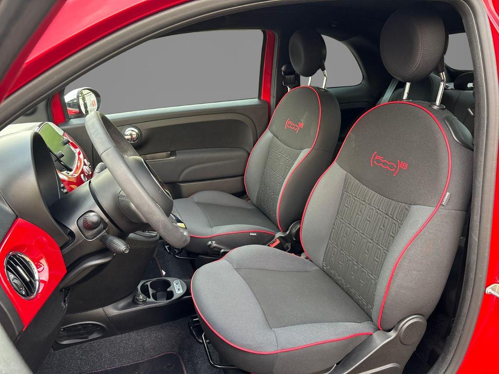 Fiat 500 C 1.0 Hybrid RED | Climate control | Parkeersensore, Auto's, 12 maanden, Stof, Euro 6, 4 stoelen