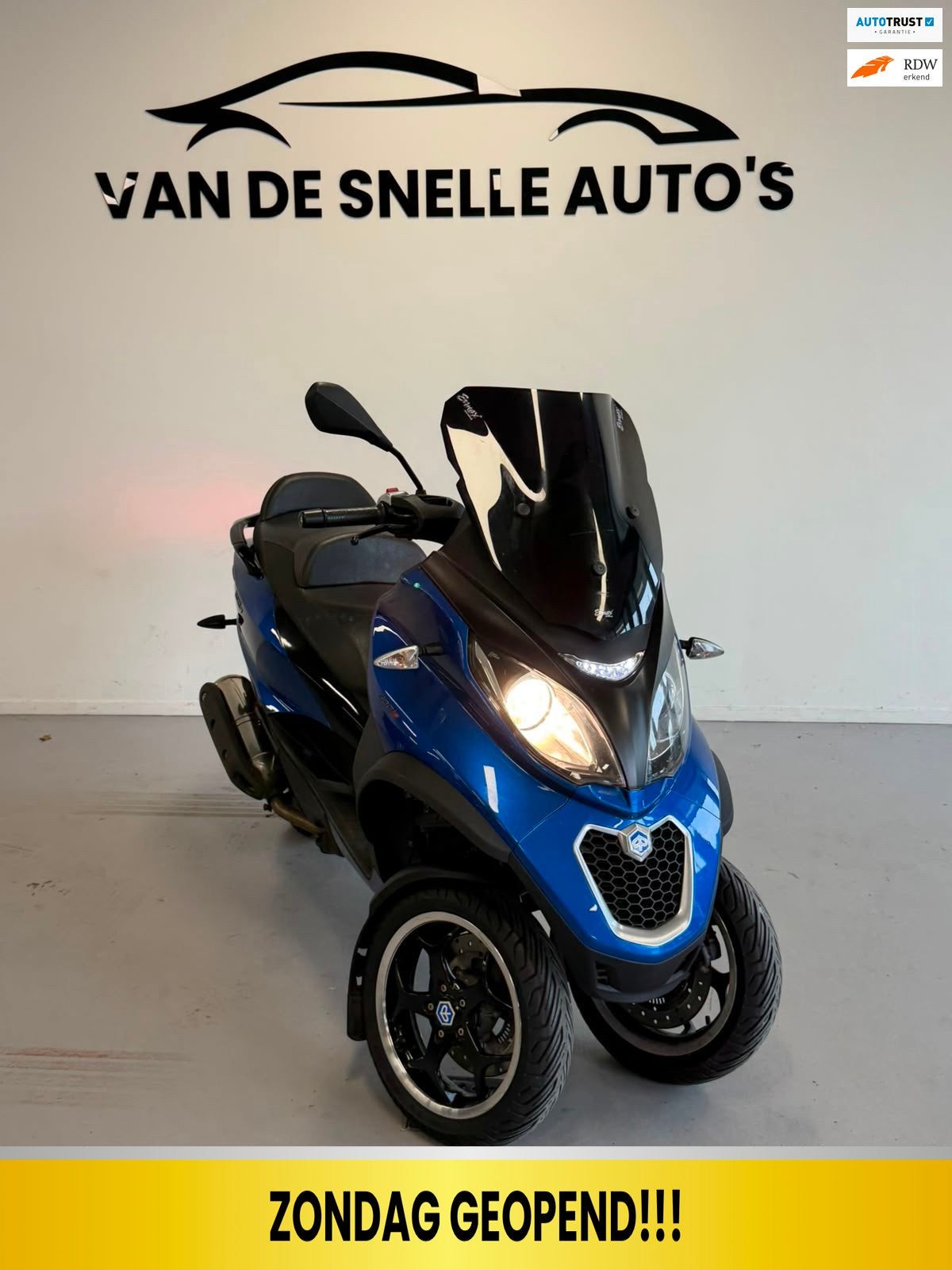 Piaggio Scooter 500 LT MP3 Sport ABS AUTORIJBEWIJS/GROTEBEUR, Scooter, 493 cc, ABS, Automaat