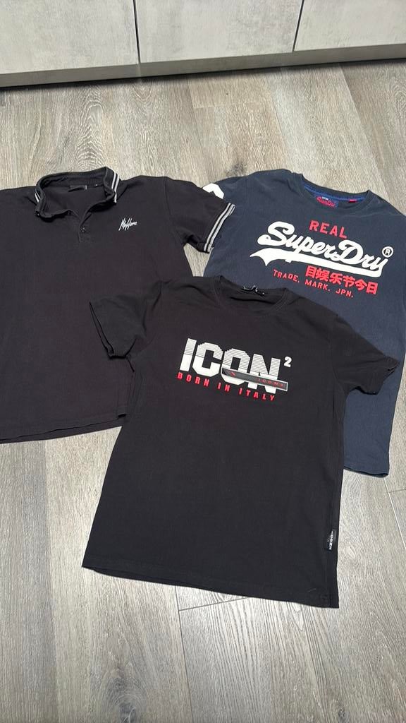 Mannen t shirts maat m, Ophalen of Verzenden, Gedragen, Maat 48/50 (M), Zwart