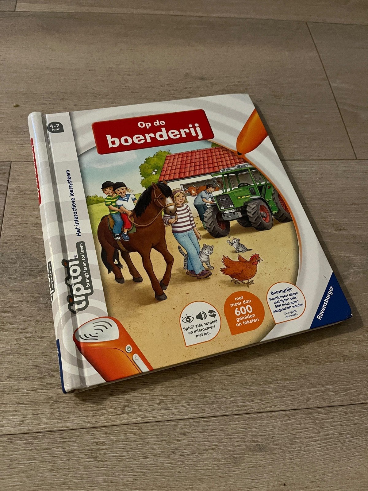 Tiptoi boek 'Op de boerderij' - Zo goed als nieuw, Ophalen of Verzenden, Zo goed als nieuw