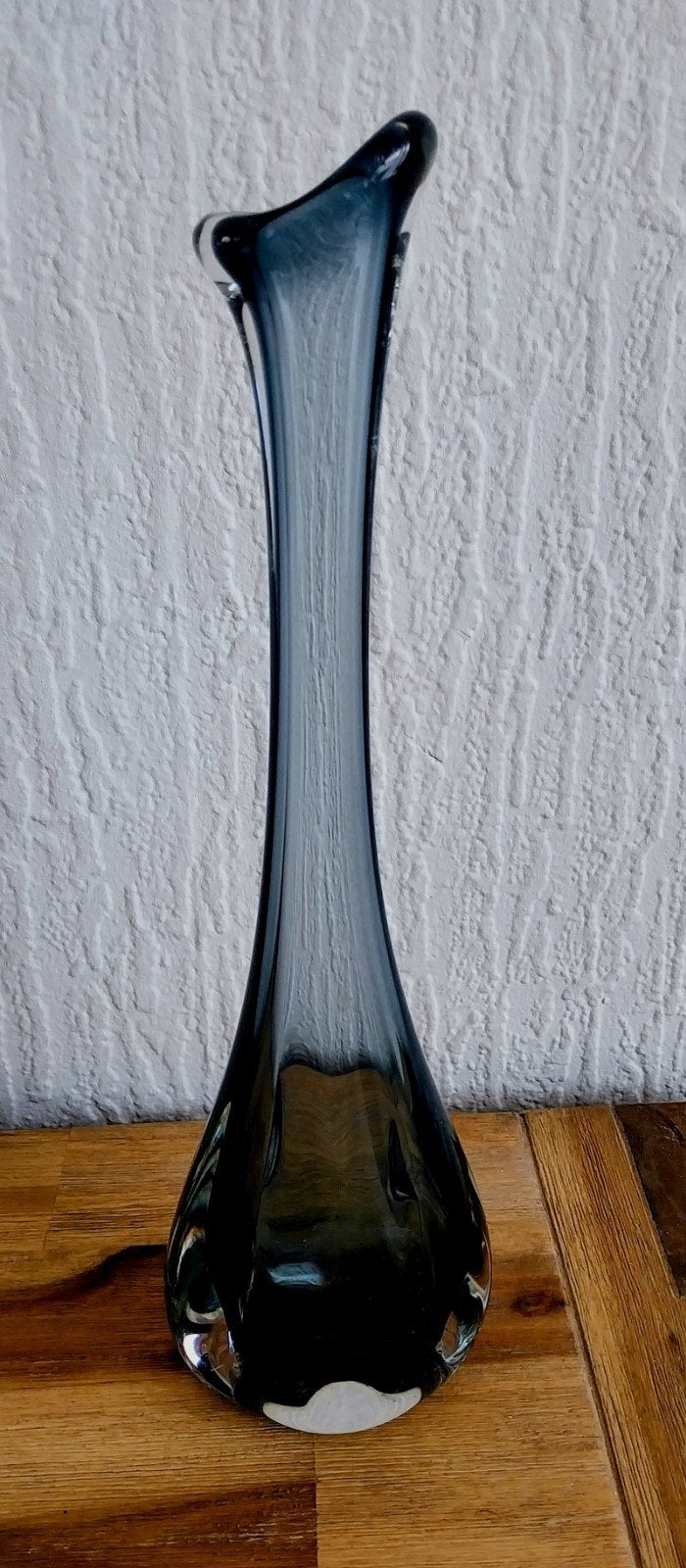 Handgemaakte Murano vaas, blauw/grijs glas, Ophalen of Verzenden