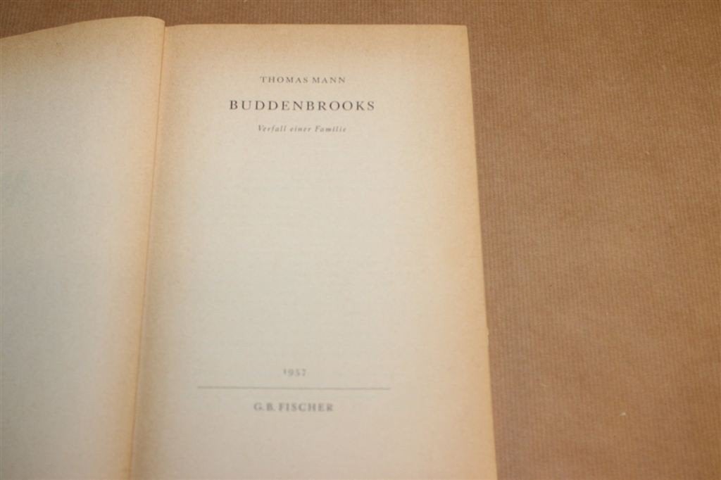 Buddenbrooks — Thomas Mann, Vintage Uitgave 1957 Onverkort, Boeken, Ophalen of Verzenden, Gelezen