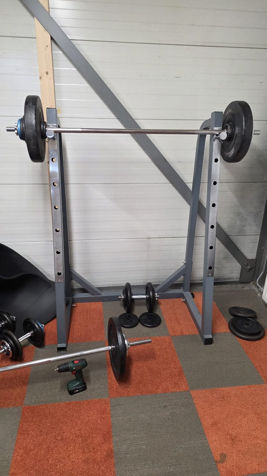 Squat rek, Zonder stang, Sport en Fitness, Fitnessmaterialen, Ophalen of Verzenden, Zo goed als nieuw