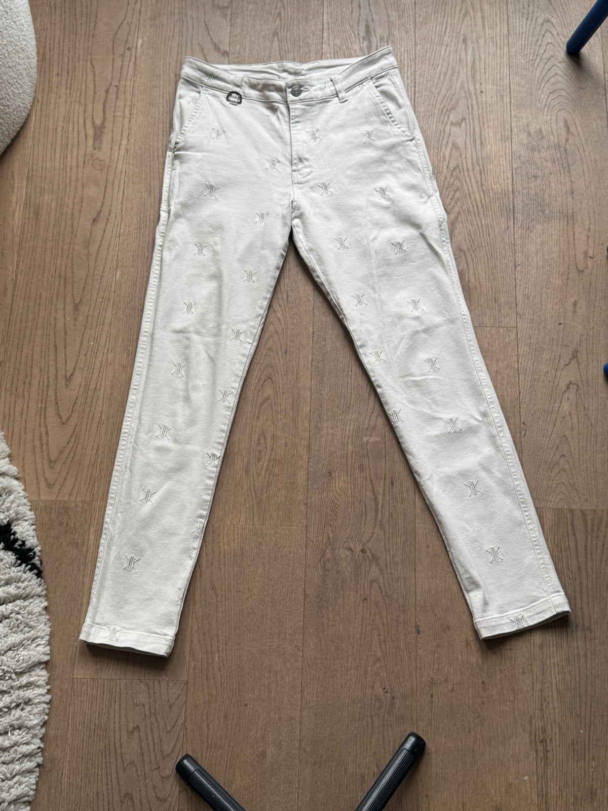 Daily Paper broek met patroon - Maat S, Ophalen of Verzenden, Gedragen, Maat 46 (S) of kleiner, Beige