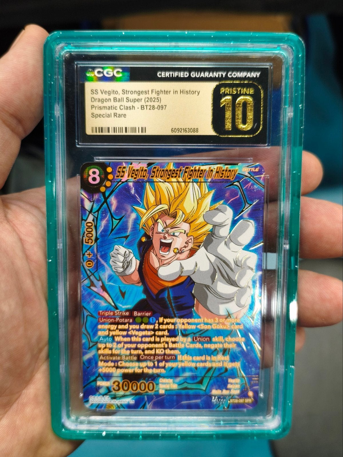 Vegito Dragonball CGC Pristine 10, Ophalen of Verzenden, Nieuw