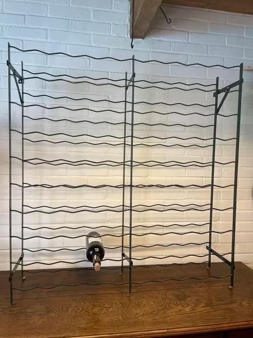 Rigidex, Vintage Wijnrek voor 100! flessen, Huis en Inrichting, Woonaccessoires | Wijnrekken, Ophalen, 50 tot 75 cm, Zo goed als nieuw