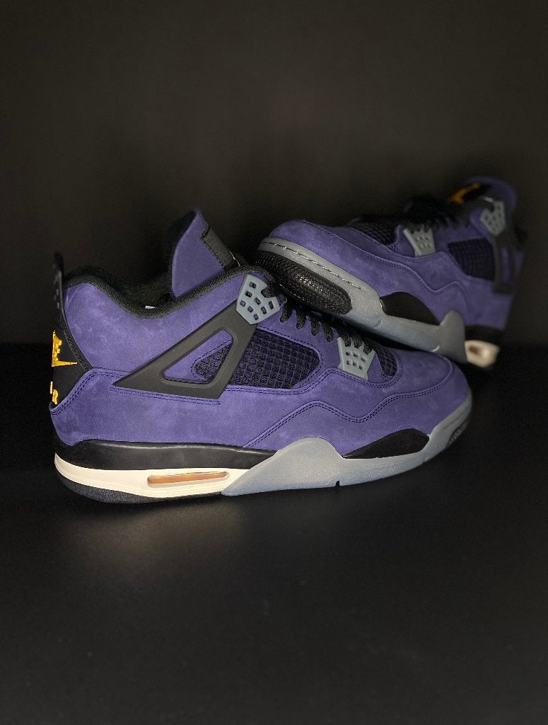 AIR JORDAN 4 RETRO LAKERS - maat 41, Overige kleuren, Nike, Nieuw, Ophalen of Verzenden