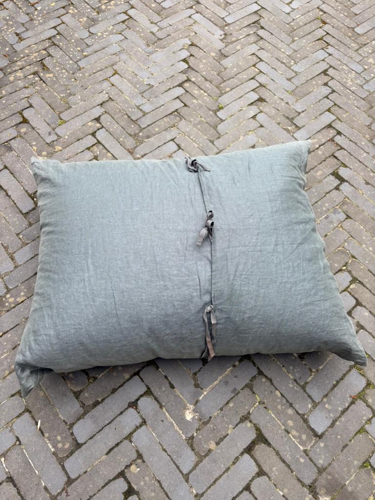 3 kussens van Zara Home, Ophalen, Nieuw, Groen, Rechthoekig