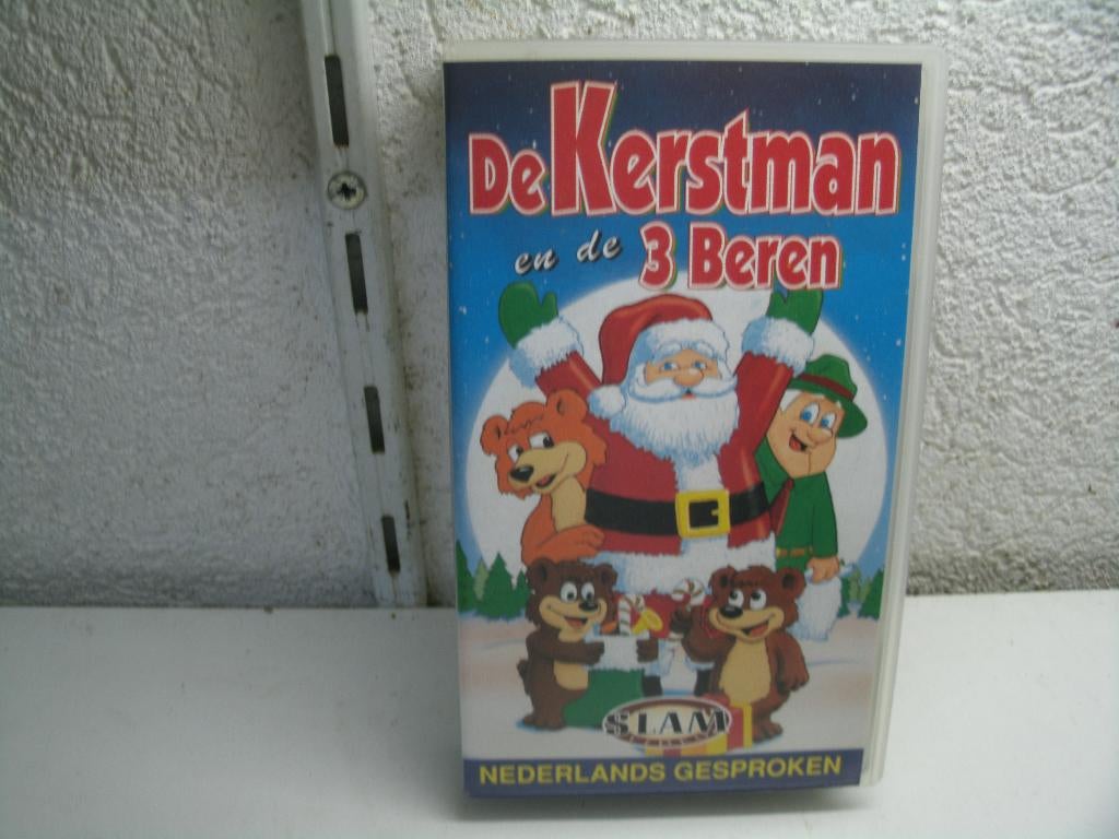 vhs 90a de kerstman en de drie beren, Cd's en Dvd's, VHS | Kinderen en Jeugd, Alle leeftijden, Ophalen of Verzenden, Zo goed als nieuw