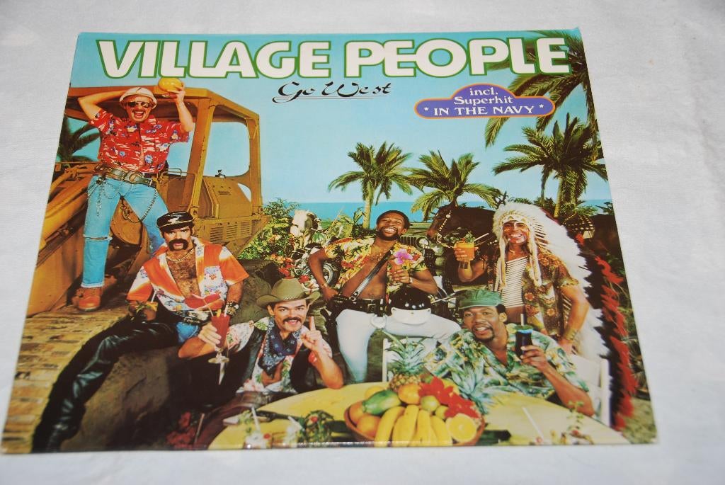 Village People – Go West LP Vinyl, Gebruikt, 1970 - 1979, 12 inch, Fotohoes