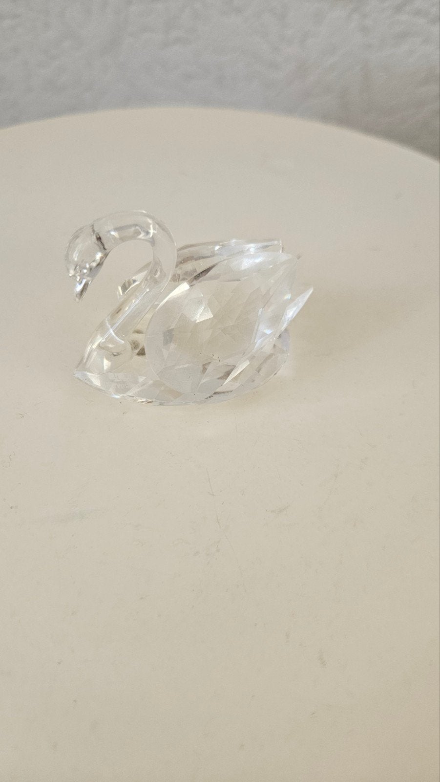 klassiek kristallen zwaantje van Swarovski, Verzamelen, Swarovski, Ophalen, Zo goed als nieuw, Figuurtje