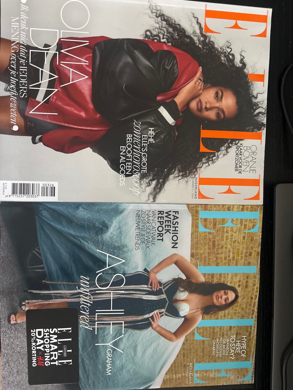 2x ELLE Magazine - Nummers 3 & 4 2026, Ophalen of Verzenden, Nieuw, Damesbladen