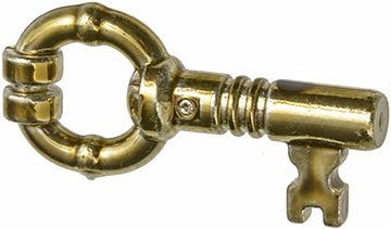 Lego Chrome Gold Minifigure, Utensil Key, Gebruikt, Overige thema's, Lego, Accessoire