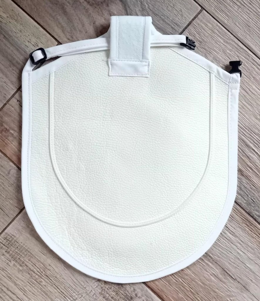 Wit kalkoenzadel 33 cm lang, Ophalen of Verzenden, Nieuw, Overige typen