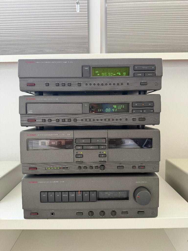 Luxman 005 Set incl. Canton LE600 Speakers, Gebruikt, Cassettedeck, Losse componenten, Ophalen