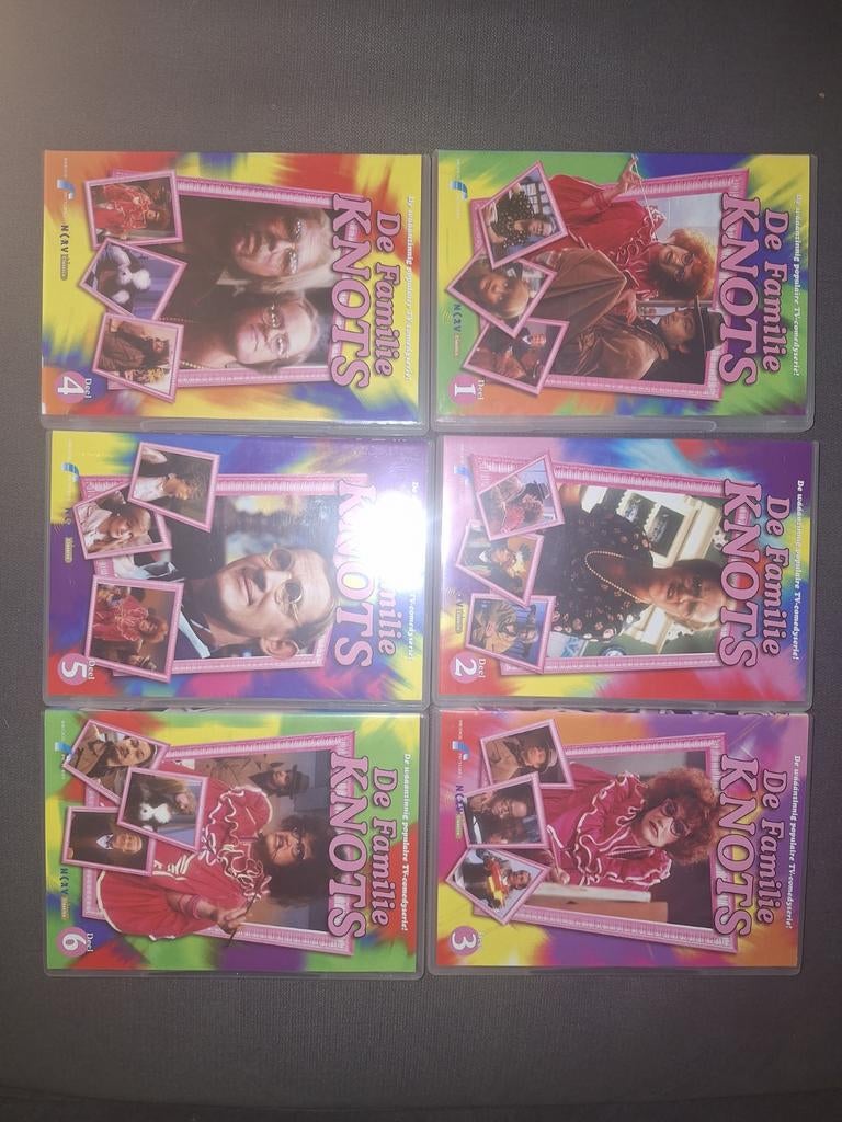 Familie Knots COMPLETE SERIE!, Cd's en Dvd's, Alle leeftijden, Ophalen of Verzenden, Zo goed als nieuw, Komedie