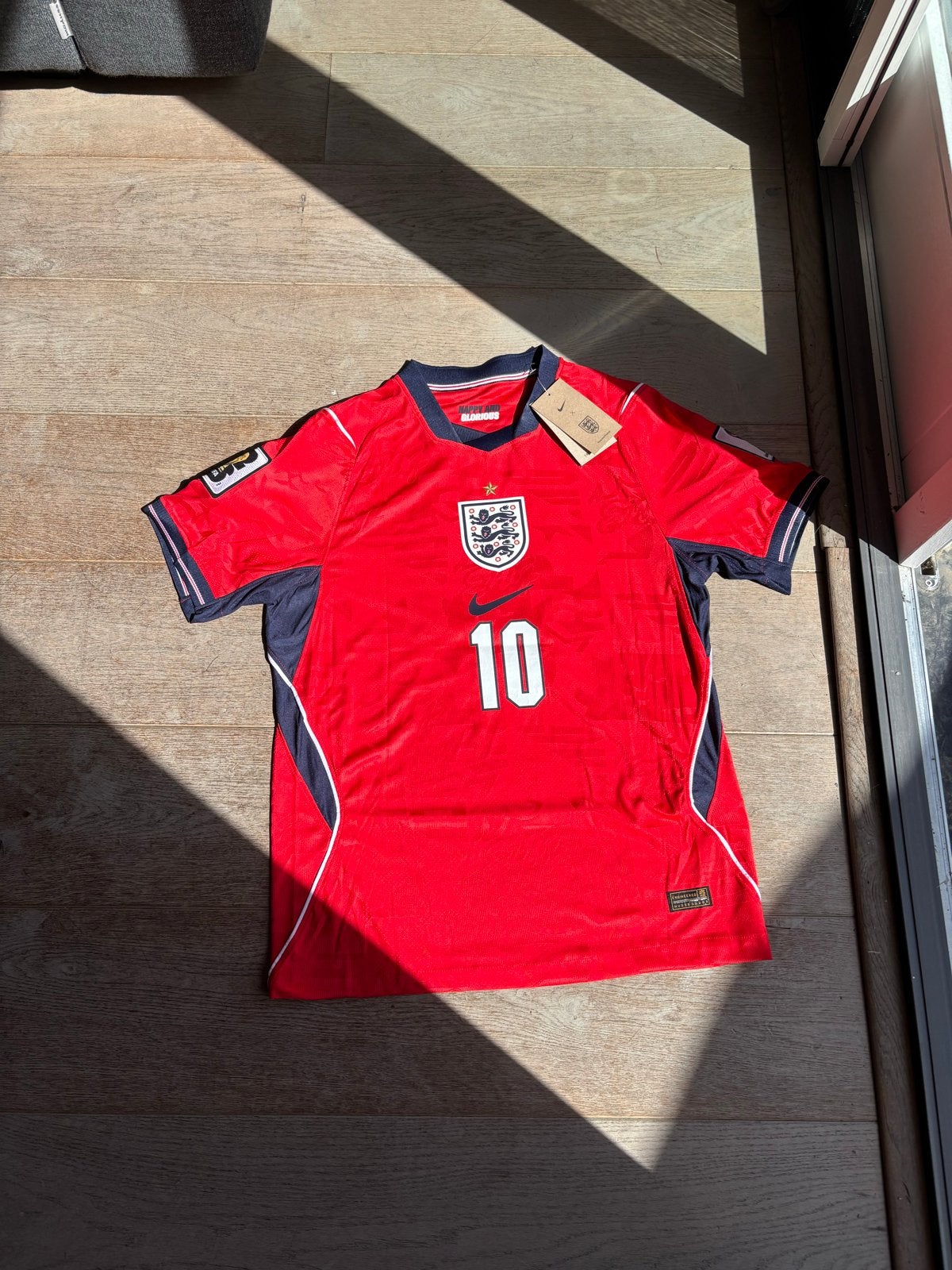 Nike Engeland Bellingham Thuisshirt Maat M Nieuw met kaartje, Maat M, Ophalen of Verzenden, Nieuw, Shirt