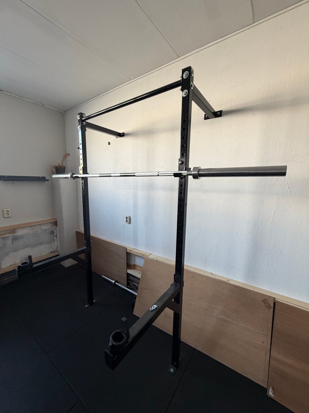 Fitness rek / Squat Rack met halterstang, Sport en Fitness, Fitnessmaterialen, Ophalen, Gebruikt, Armen, Overige typen
