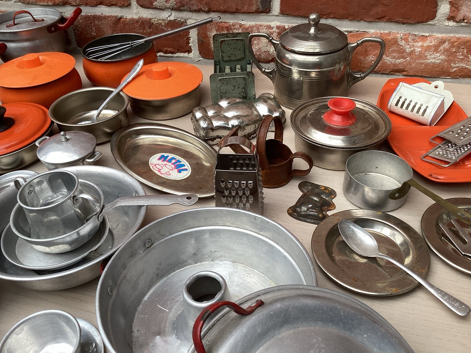 XXL- collectie Nostalgisch speelgoed- poppenhuis- Keuken, Verzamelen, Poppenhuizen en Toebehoren, Ophalen, Gebruikt, Poppenhuis
