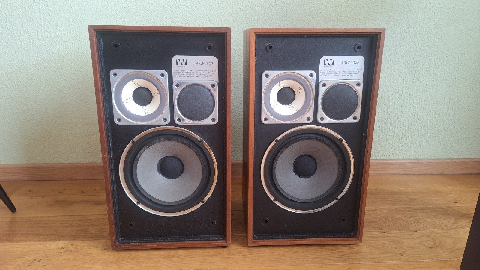 Wharfedale Linton 3XP Speakers - Vintage Hifi Geluid, Gebruikt, Wharfedale, Ophalen of Verzenden, Minder dan 60 watt